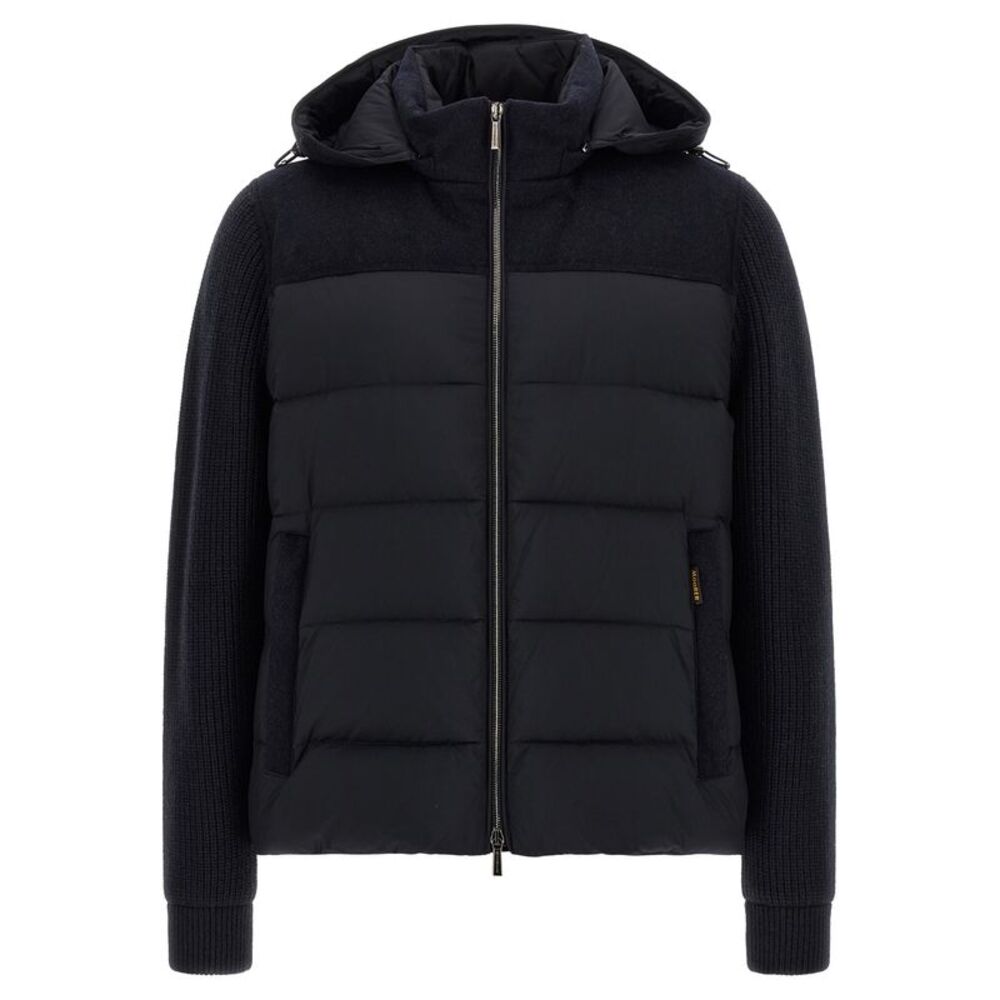 MooRER Blue Wool Full-Length Men's Jacket